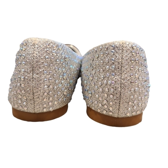 Dream Pairs Rhinestone Ballet Flats, Perfect for the Holidays, Size 13 Kids - Picture 5 of 10